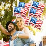 6 Pcs American Flag Balloons,Red White Blue Balloon Patriotic Balloons for 4th of July Party Decorations Patriotic Party Supplies