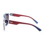 FEISEDY Sunglasses for Women Men, Fashion Mirrored Single Lens, Driving Beach Sunnies UV400 Shades B2996 Blue Star