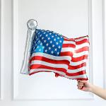 11 Pcs 4th of July Balloons American Flag Star Balloons USA Eagle Balloon Red White and Blue Foil Balloon for Veterans Day Patriotic USA Party Fourth of July Decorations