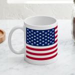CafePress American Flag Mug Mugs 11 oz (325 ml) Ceramic Coffee Mug