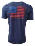 Under Armour Men's Freedom Flag Variation Short Sleeve T Shirt, (410) Midnight Navy / / Red, XX-Large