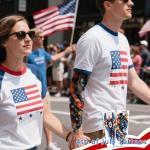 CUTELIILI 8 Sheets Independence Day Temporary Tattoo, 4th of July Patriotic Sleeve Tattoo, American Flag Fake Tattoos, Red White and Blue Party Supplies, Labor Day, Memorial Day, USA Flag