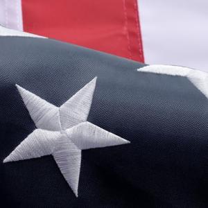 VICDRIA American Flag 3x5 Ft, Outdoor Premium US Flags, Heavy Duty Durable, 420D Polyester, Embroidered Stars, Brass Grommets