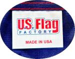 US Flag Factory - 3x5 FT American Flag (Pole Sleeve) (Embroidered Stars, Sewn Stripes) Outdoor SolarMax Nylon Flag - 100% Made in America (3x5 FT)