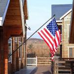 HIBLE 8 Foot Black Flag Pole 1 Inch Carbon Fiber Flag Pole for House Porch with Built-in Smooth Bearings Spinners (6 Sections, No Bracket, For House Use, Not For Truck)