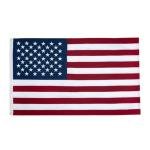 Homissor 100% Cotton Flag American Flags 3x5 Ft New Cotton USA Flag Heavy Duty Outdoor Fade Resistant Embroidered Stars