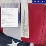 Homissor 100% Cotton Flag American Flags 3x5 Ft New Cotton USA Flag Heavy Duty Outdoor Fade Resistant Embroidered Stars