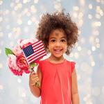 6 Pcs 4x6 Inch Small American Flags on Stick, Mini Handheld US Flags with Kid-Safe Spear Top,Yard Garden Flags For Outside, Memorial Day,Independence day Decor,Patriotic Decorations