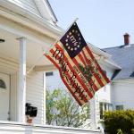 Dont Tread On Me Flag 3x5 Ft Outdoor 1776 We The People Flag Polyester Double Sided Printing Retro American Flags for Outside House Yard Indoor Memorial Day Patriotic Banner Decor
