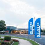 VEVOR Feather Flag Pole Kit, 2 Packs Swooper Flag Pole 12.7 ft, Sign Flag Poles for Business Advertising Feather Flags Banner Outdoor, with Ground Stakes and A Carrying Bag (Flag Not Included)