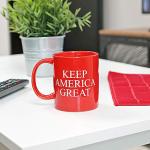 Fairly Odd Novelties’ Keep America Great Donald Trump 2020 President Red Republican Conservative Coffee Tea Mug Novelty Gift, standard (FON-10346)(FON-10345)