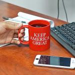 Fairly Odd Novelties’ Keep America Great Donald Trump 2020 President Red Republican Conservative Coffee Tea Mug Novelty Gift, standard (FON-10346)(FON-10345)