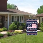 We The People 1776-2026 Flag Memorial Day Patriotic 250th Birthday 250 Years United States Indoor Garden Decoration (250 YEARS)