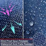 American Flag 4x6 Ft for Outside, TearProof Series Outdoor Use US Flags, Fade Resistant, Long Lasting Polyester USA Flags, High Wind US Flag, Embroidered Stars, Sewn Stripes, 2 Brass Grommets