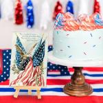 Whaline 40Pcs Patriotic Greeting Cards 10 Designs Vintage 4th of July Note Card with Stickers Envelopes for Independence Day Party Favors Classroom Home Office Supplies, 4 x 6 Inch