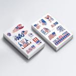 Awinmay 4th of July Temporary Tattoos - 80 Pcs Independence Day American Flag Red White and Blue Tattoos for Kids,Memorial Day,Labor Day,Fourth of July Party Decorations and USA Party Favors 10 Sheets