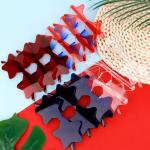 Semato 12 Pcs Star Sunglasses Bulk Rimless Red White and Blue Star Glasses 4th of July Patriotic Sunglasses for Independence Day Party Favors