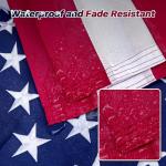 Dovesail American Flags for Outside 3x5 Ft, Heavy Duty US Flags for High Wind with Embroidered Stars, Sewn Stripes, Brass Grommets, UV Protected Polyester, Durable USA Flag Outdoor
