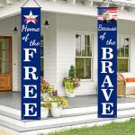 Festive Patriotic Hanging Banners for Celebrations