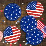 48PCS 4th of July Disposable Party Plates