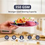 Grencian American Flag Patriotic Party Supplies Veterans Day Patriotic Paper Plates and Napkins USA Flag Themed Disposable Tableware for Veterans Day 4th of July Party Decorations Serve 24