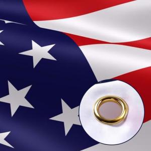 American Flag Heavy Duty 3X5-Premium American Flags for Outside 3X5,Water Resistant,Canvas Embroidered Stars,Brass Grommerts-US Flags For High Wind Outdoor