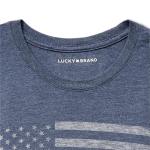 USA Flag Tee - Lucky Shoes & Jewelry - Navy