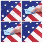 2 Pack Disposable Patriotic Tablecloths for Parties