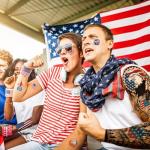 USA Flag Temporary Tattoo for Independence Day Fun