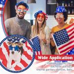 12-Pack Star-Shaped Glasses for Patriotic Celebrations