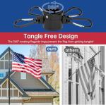 10 FT Heavy Duty Outdoor Flag Pole Kit