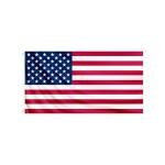 American USA Flag 5ft x 3ft, 1Pcs Large USA American Flag Double Side Polyester Material with Brass Grommets for July 4th Independence Day Veterans Day US Anniversary Party Garden Street Decorations
