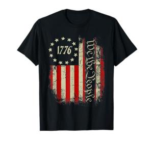 USA Flag Patriotic 4th of July T-Shirt
