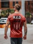 Nine Line Red Triblend Patriotic T-Shirt