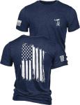 Nine Line American Flag Freedom T-Shirt