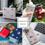 136 PCS American Flag Temporary Tattoos - Party Supplies