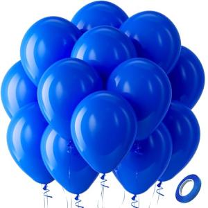 Royal Blue 12" Latex Balloons - 100 Pack