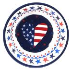 Certified International Stars & Stripes 12 Piece Melamine Dinnerware Set, Service For 4