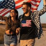 3 Sheets 4th of July Iron on Sticker Patches for Clothes,USA Flag Vinyl Heat Transfers Independence Day Decals Patriotic Iron on Patches for T-Shirts Clothes Bag Pillow Covers DIY Decoration