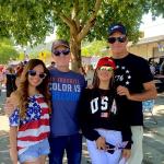 Fsmiling Bulk American Sunglasses USA Flag Sunglasses Patriotic Glasses for Adults 4th Of July-10Pack