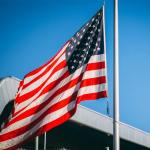 Bradford Embroidered 420D American Flag 3x5 ft Outdoor, Heavy Duty US USA Flags Thicker Nylon Material with 2 Brass Grommets, America Flag for All Weather Outside Longest Lasting