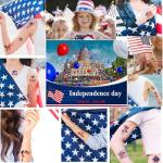 Patriotic Temporary Tattoos for Independence Day Celebrations