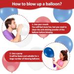 30 Count Red, White & Blue Balloons for Celebrations