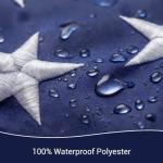 Pole Sleeve American Flag 4x6 FT for Outside US Flag 100% Made in USA, Heavy-duty Polyester, Top-Tier One-Piece, Hand-Stitched Canvas Stars, Water-Repellent & Rip-Resistant, Withstands Strong Winds