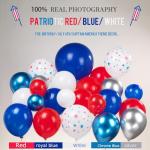 Red, White, and Blue Patriotic Balloon Garland Kit