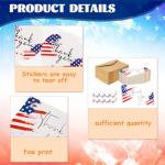 Patriotic Thank You Cards with Envelopes & Stickers