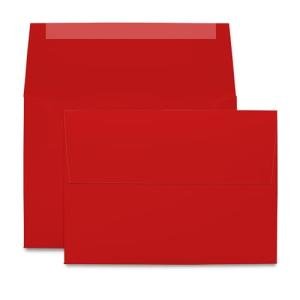 Red A2 Envelopes - 50 Pack for Celebrations