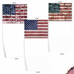 10 Patriotic American Flag Boxed Cards