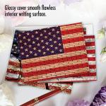 10 Patriotic American Flag Boxed Cards