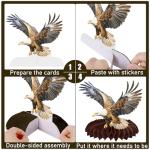Eagle Party Honeycomb Centerpieces 4th of July Eagle Table Centerpieces Independence Day 11Pcs Bald Eagle Birthday Party Decorations Eagle Table Decorations for Bird Animals Baby Shower Supplies